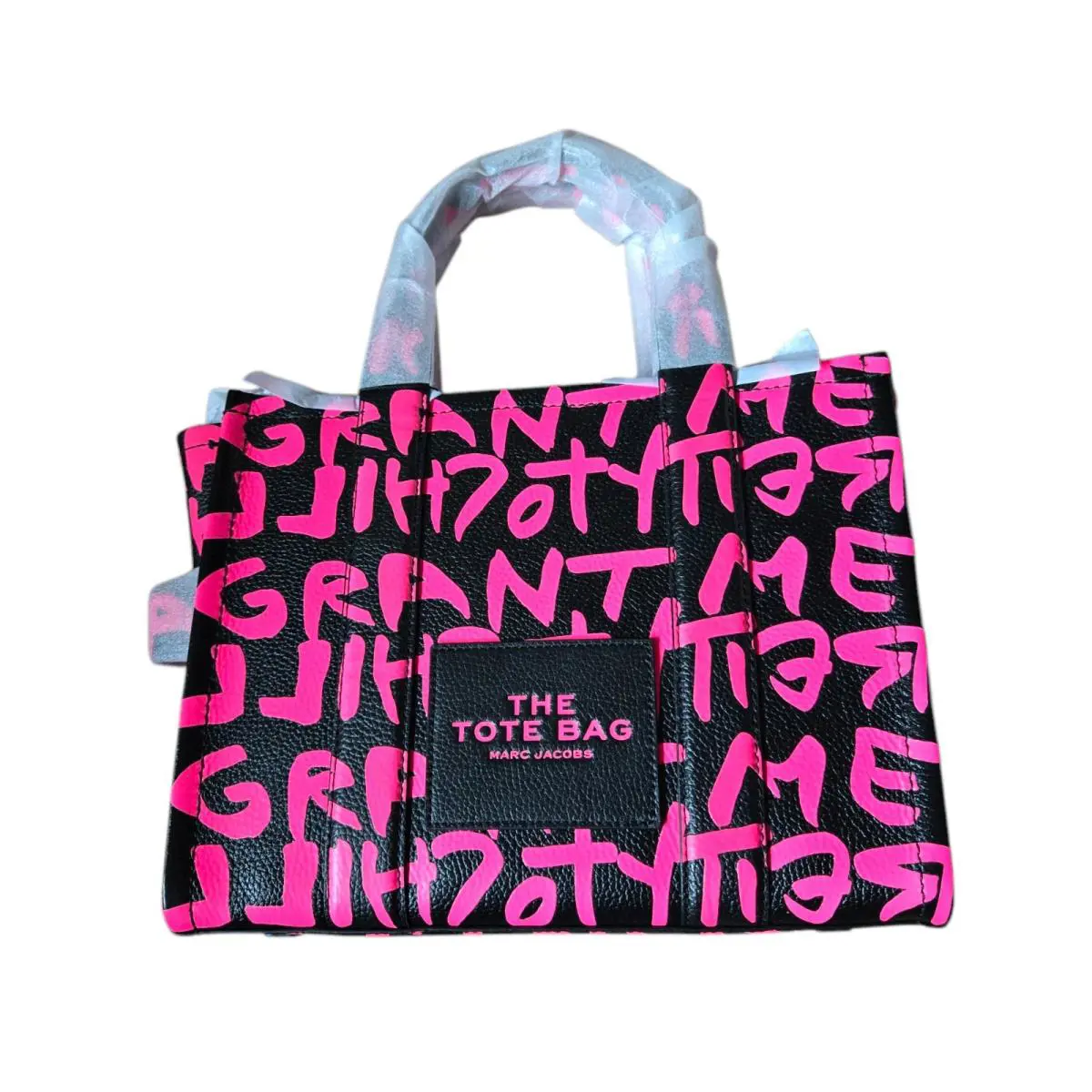 Marc Jacobs x Stephen Sprouse Pink Graffiti Medium Tote Bag 2025