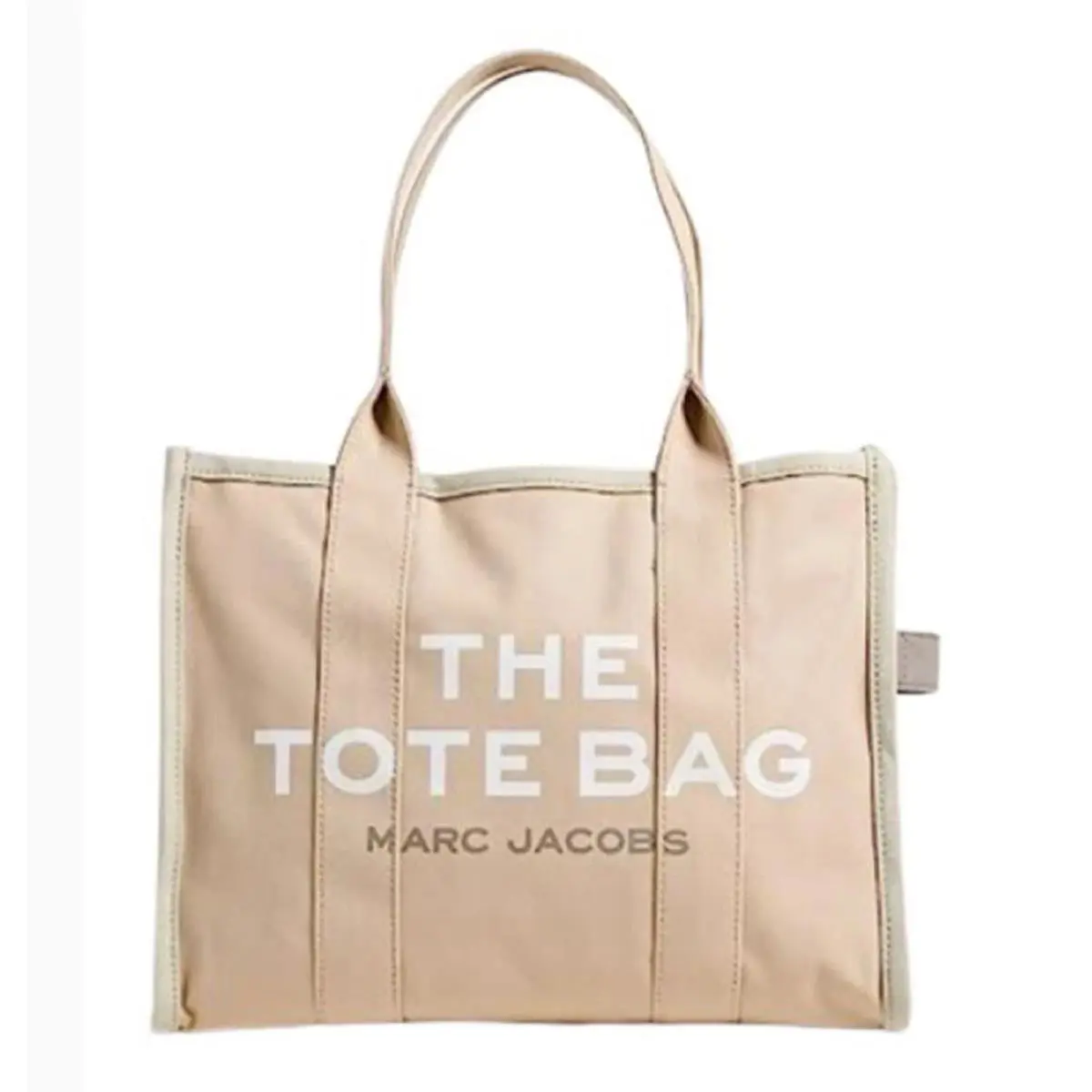 Marc Jacobs Women`s The Colorblock Large Tote Bag Beige Multi Box 9 7066