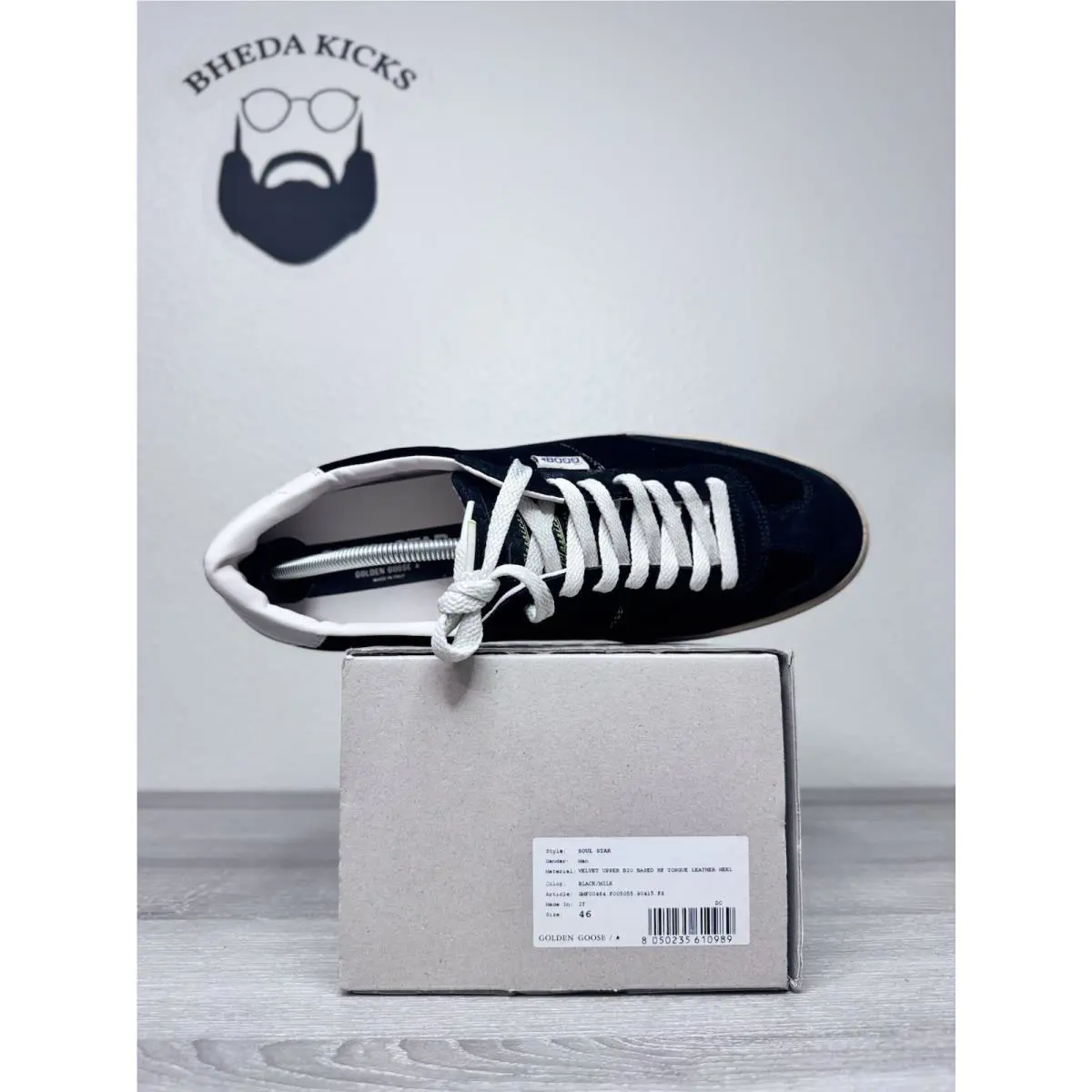 Golden Goose shoes - Golden Goose Soul Star - Soul Star - GMF00464 F005055 90415 FS - Black 8