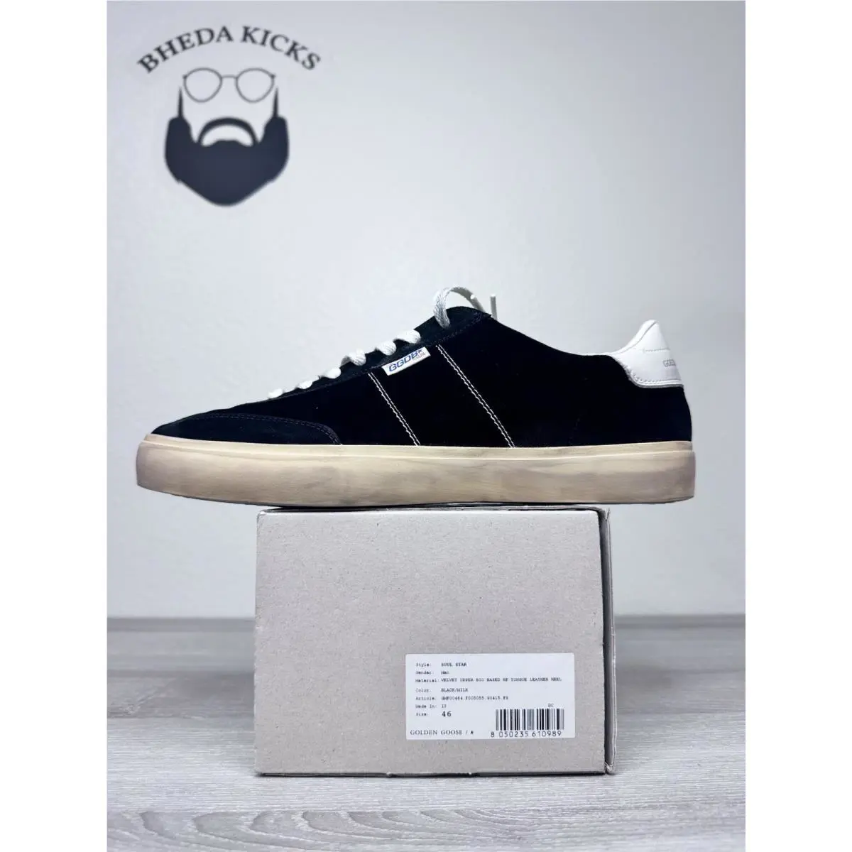 Golden Goose shoes - Golden Goose Soul Star - Soul Star - GMF00464 F005055 90415 FS - Black 2