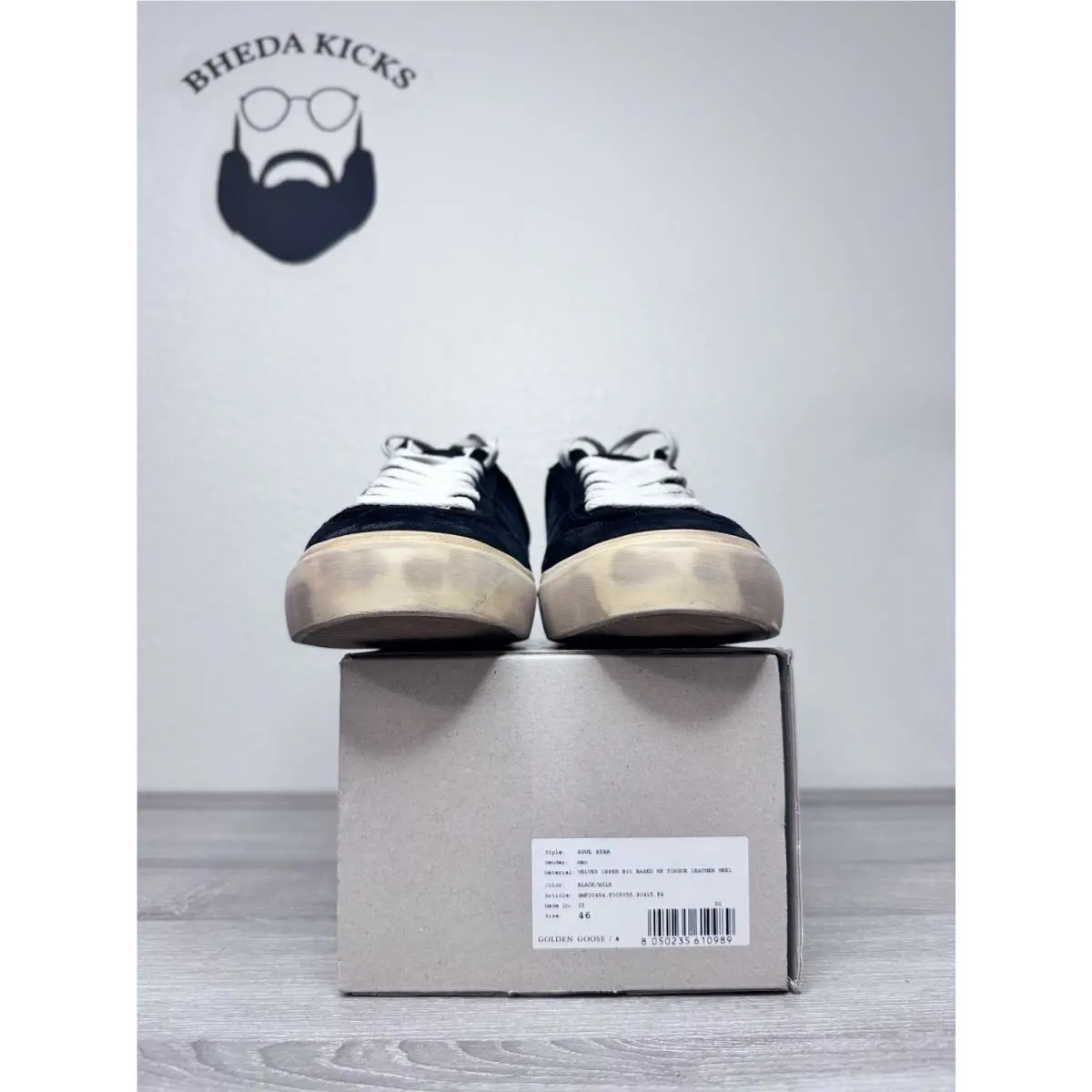 Golden Goose shoes - Golden Goose Soul Star - Soul Star - GMF00464 F005055 90415 FS - Black 4