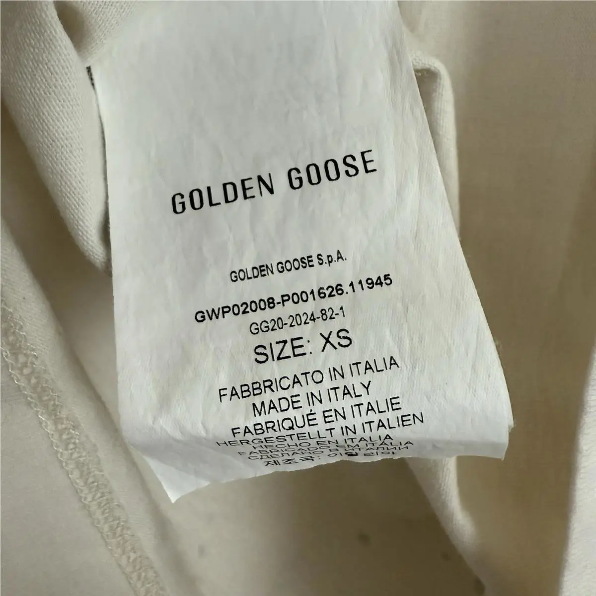 Golden Goose clothing - White (UPC: 8050235784451) 9