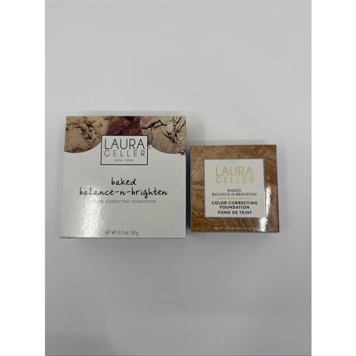 Laura Geller Baked Balance Brighten Color Correcting Foundation 2 Pack Medium