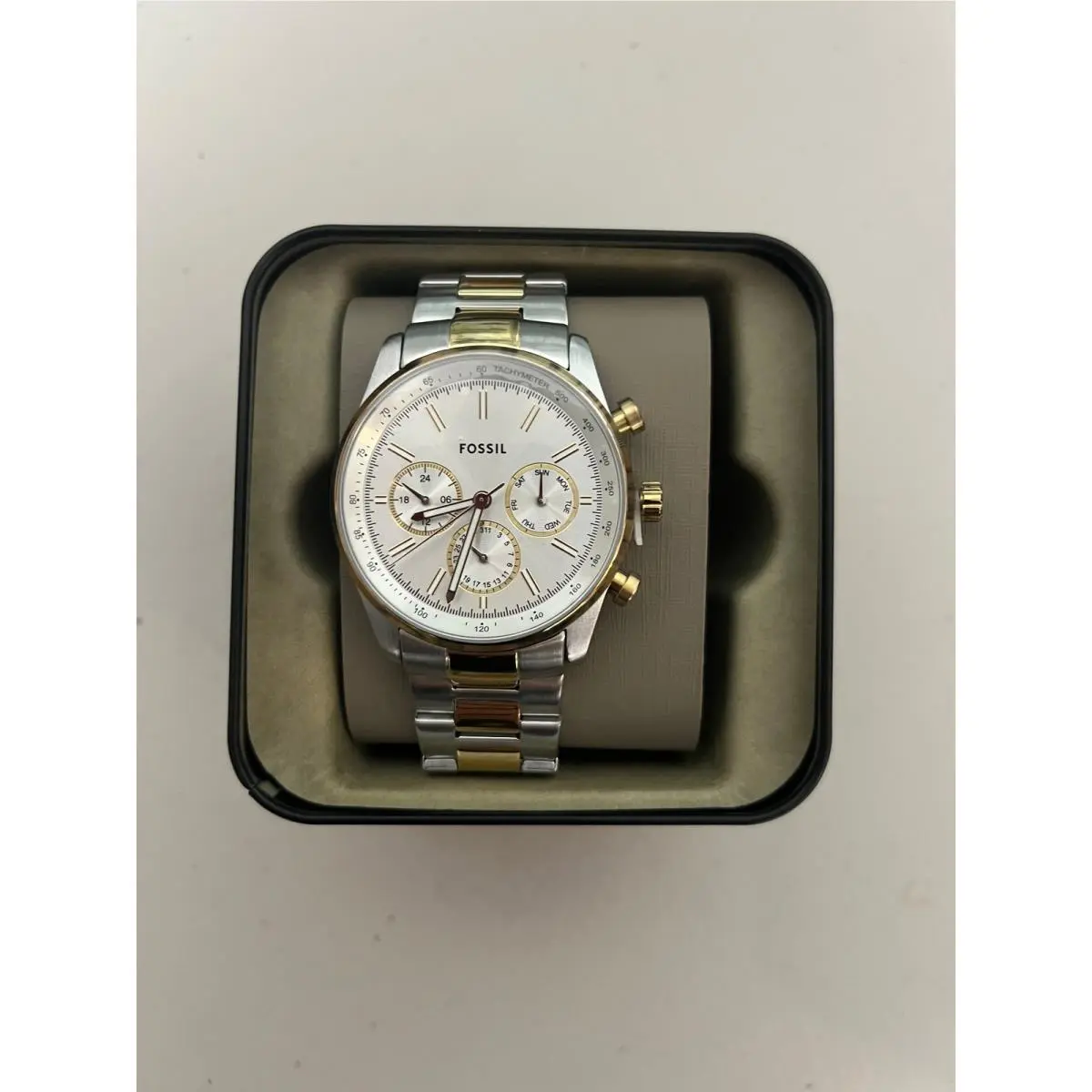 Fossil BQM2693 Sullivan Multifunction Two-tone Stainless Steel Watch BQ2693