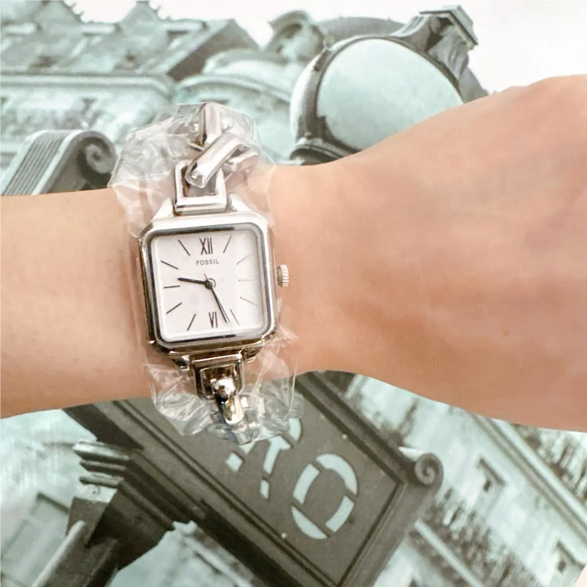 Fossil BQW5007 Colleen Three-hand Stainless Steel Women`s Watch BQ5007