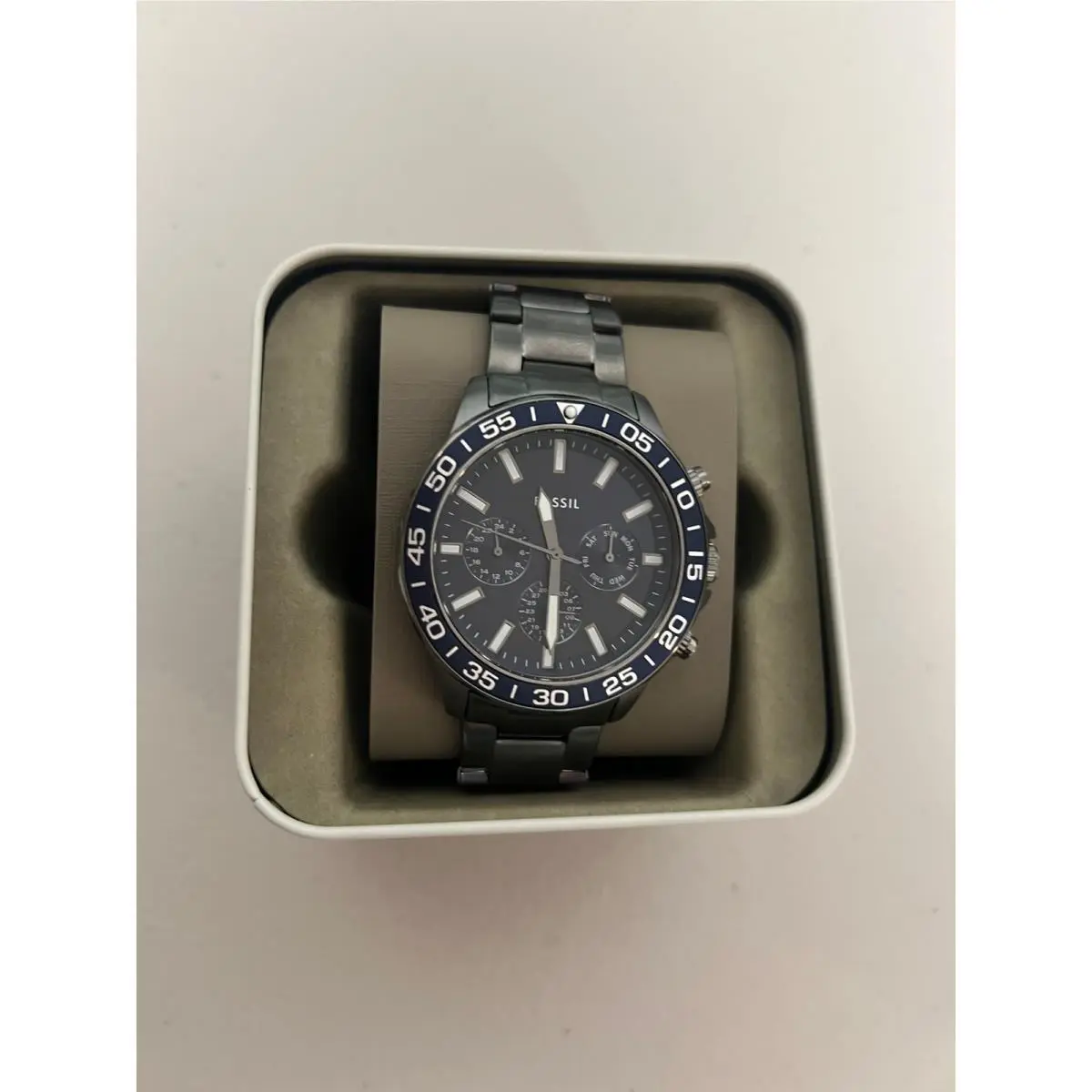 Fossil BQ2910 Bannon Multifunction Smoke Stainless Steel Men`s Watch