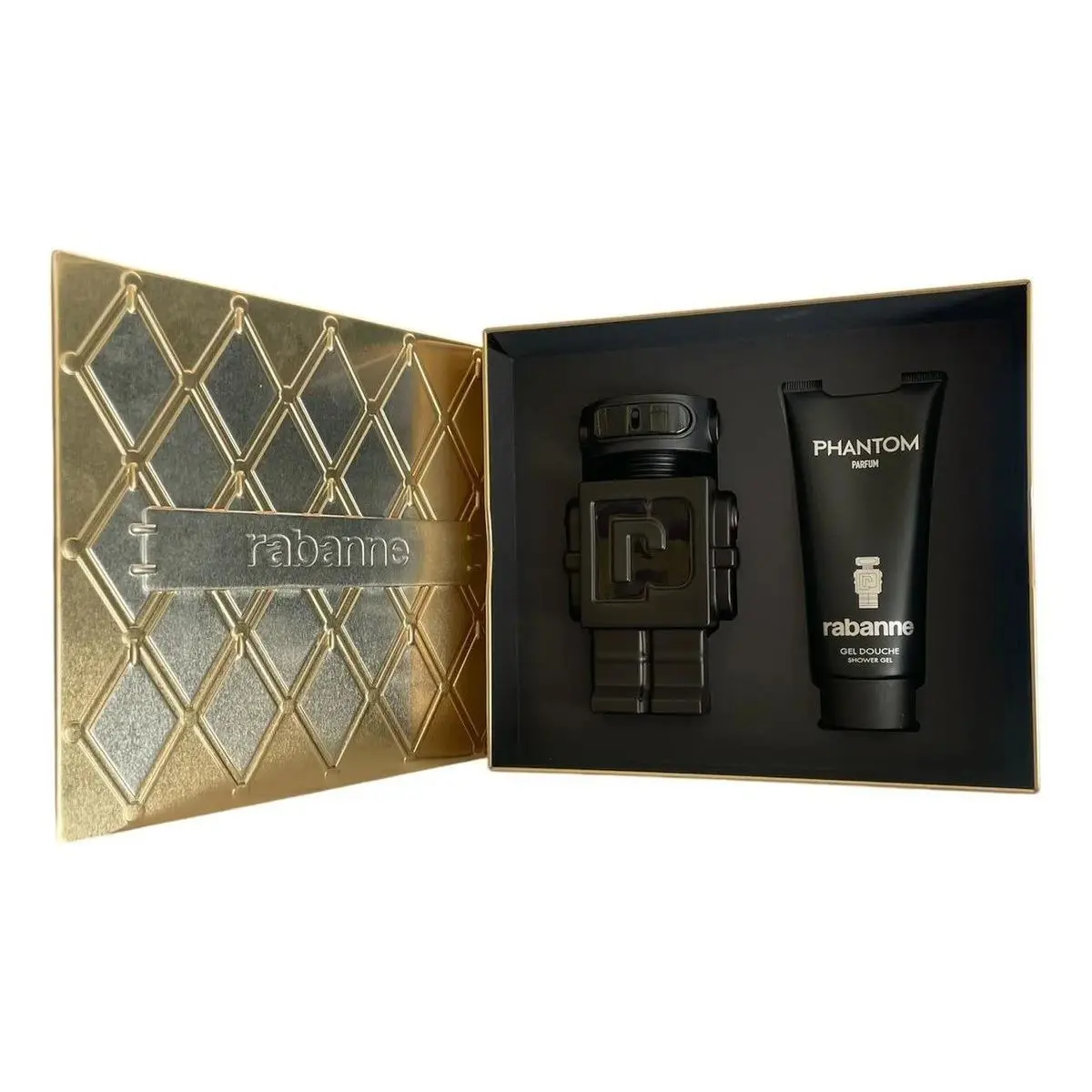 Paco Rabanne Men`s Phantom 2pcs Edt Gift Set Fragrances 3349668642663