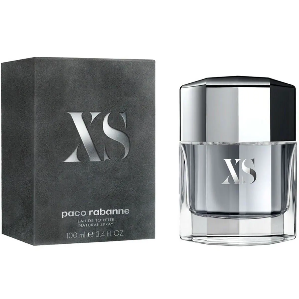 Paco Rabanne XS 3.4 Eau DE Toilette Spray For Men Packaging