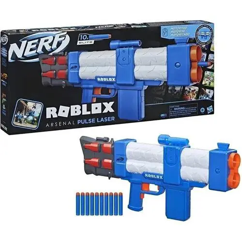 Hasbro Nerf Roblox Arsenal Pulse Laser Motorized Dart Blaster 2021 with Code