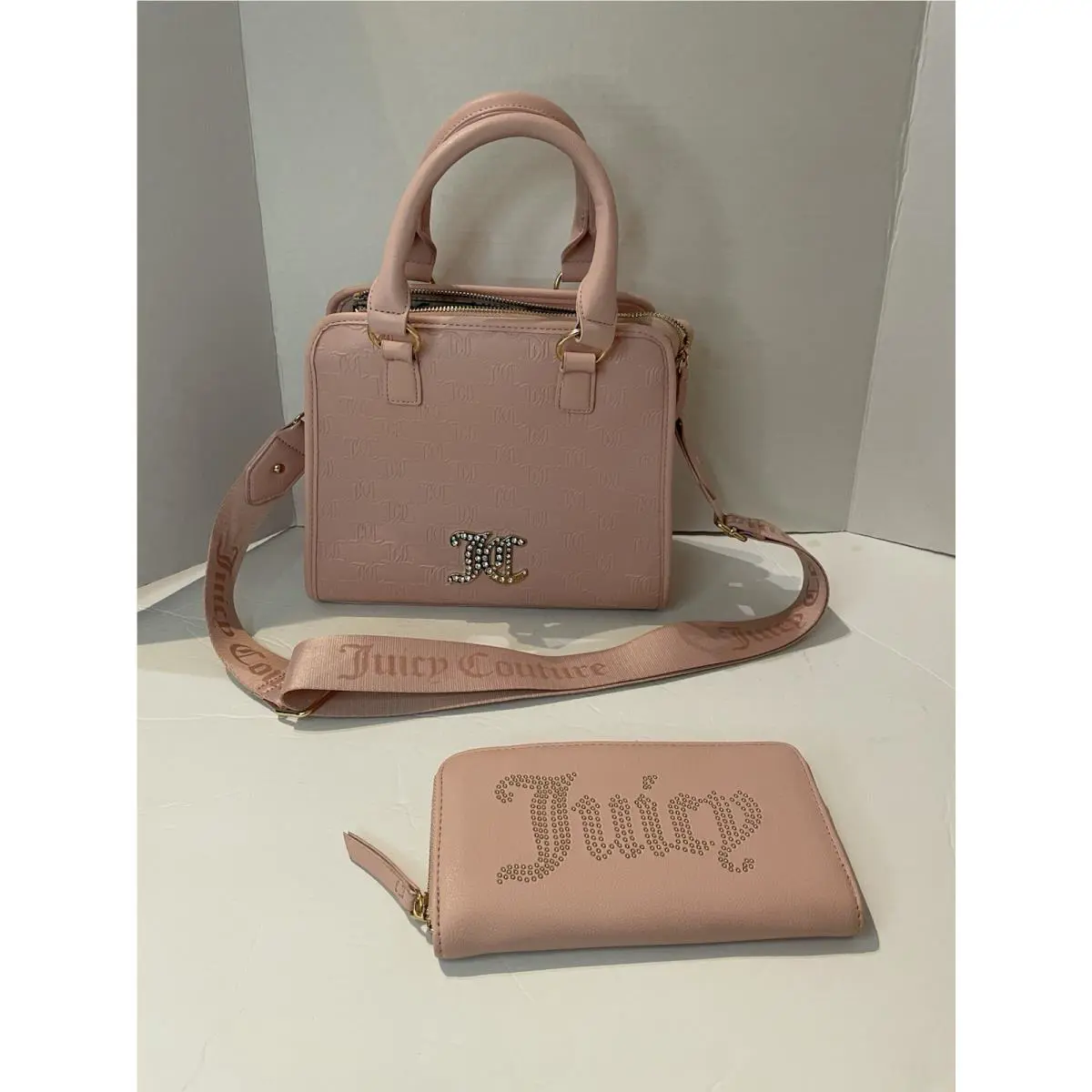 Pink Diamond Juicy Couture Bag Satchel with Matching Wallet