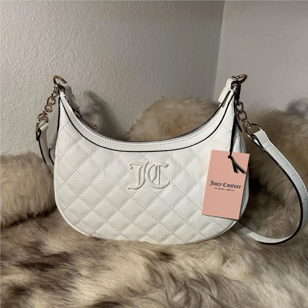 Juicy Couture Isn’t She Lovely Crossbody Bag - Angel White