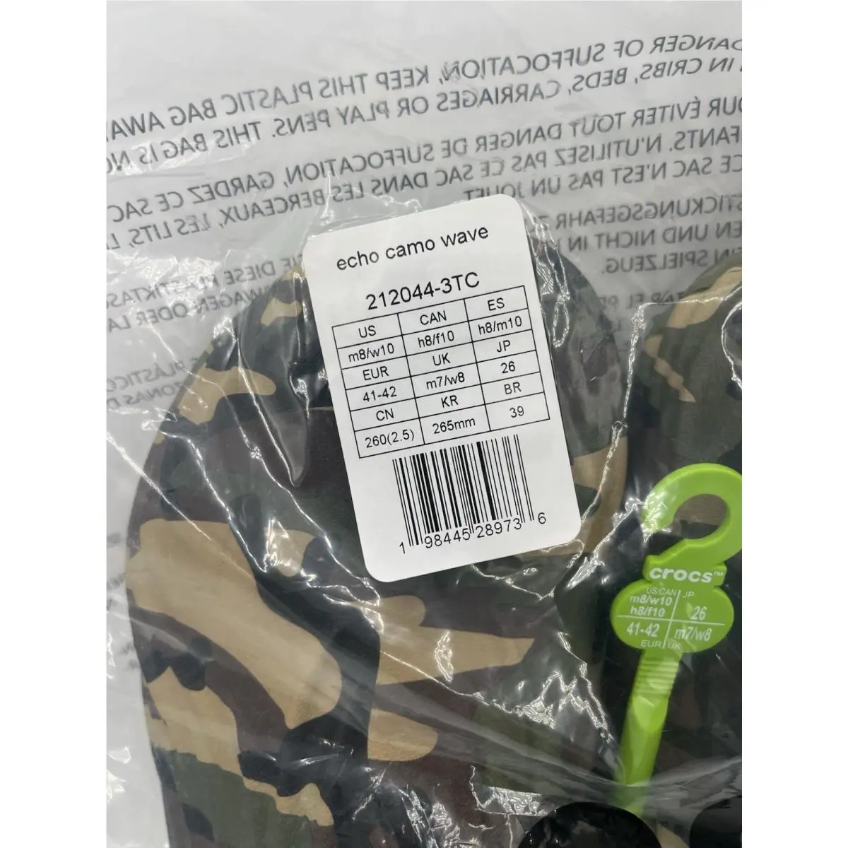 Crocs shoes - Crocs Echo - Echo - 212044-3TC - Camouflage 5