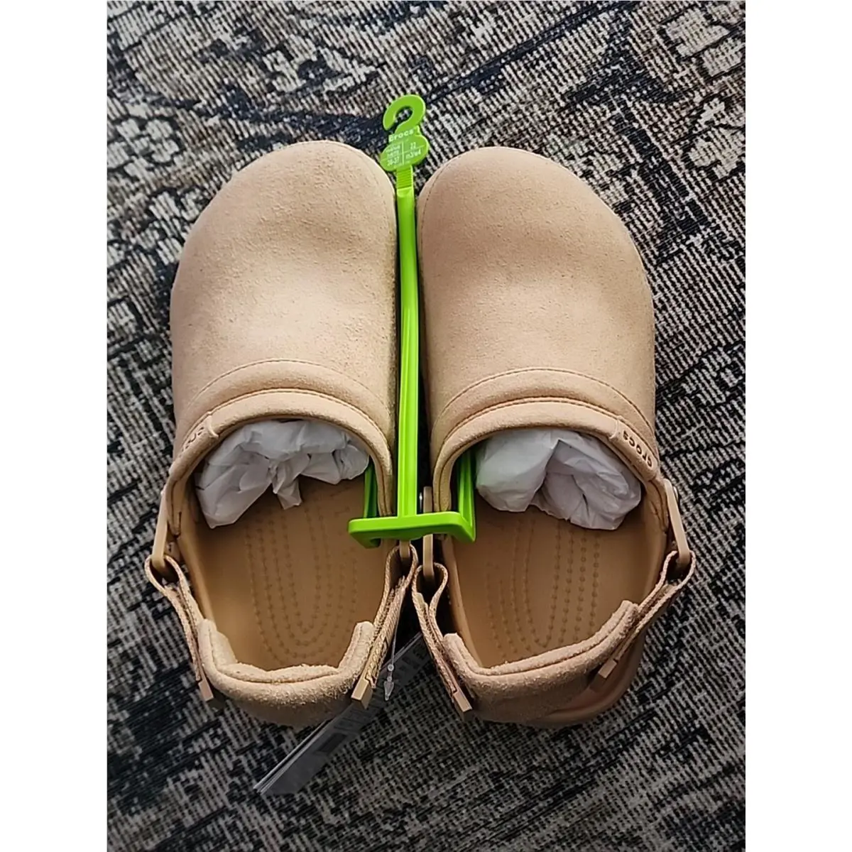 Crocs shoes - cashew Suede 2