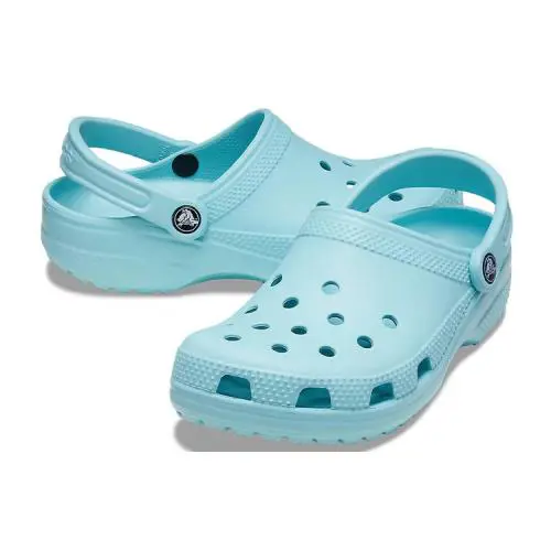 Crocs Classic Clog Slip-on Sandal Sleeper Slide Unisex 8/10 Shoes Pure Water - Pure Water -U20 - 10001-4SS