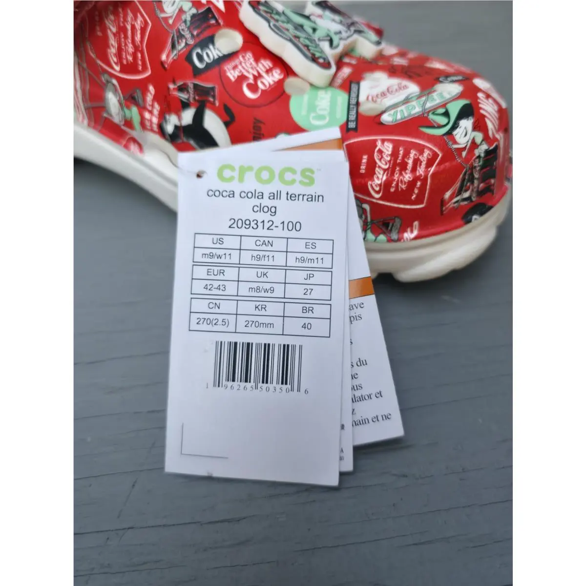 Crocs shoes - All-TerraIn - Red (UPC: 196265503384) 7