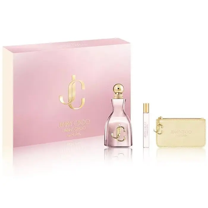 Jimmy Choo I Want Choo with Love Women`s 3pc 3.3oz Edp 0.25oz Mini Pouch