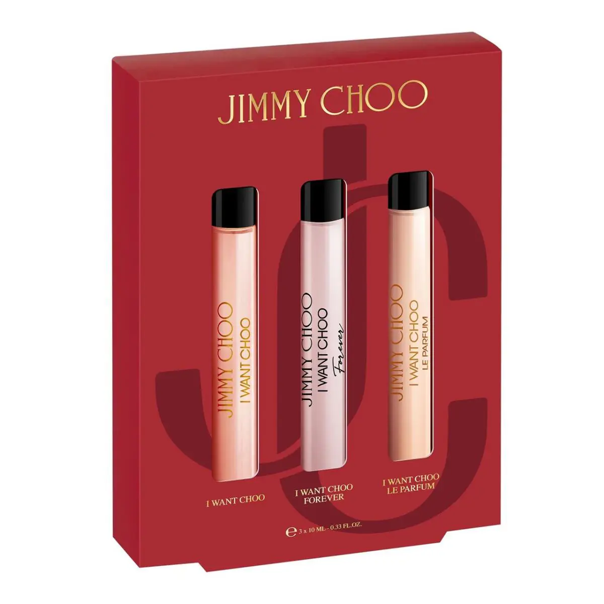 Jimmy Choo 3 Pcs Mini Set For Women: I Want Choo Forever 0.33 Edp