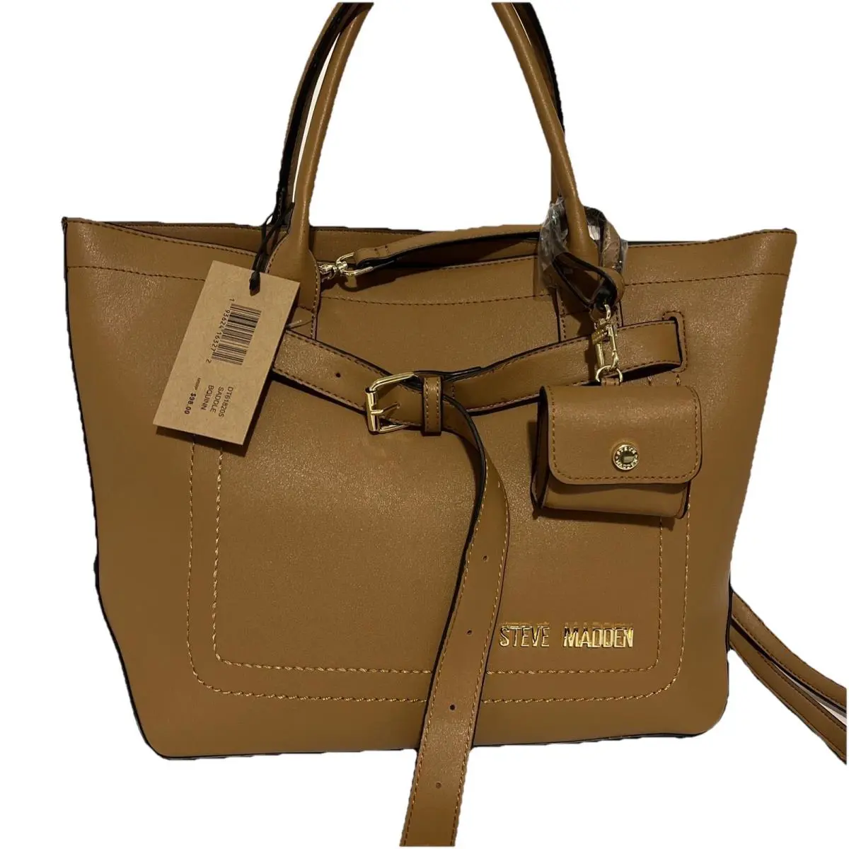 Steve Madden Bags Tote Crossbody with Coin Purse Color Brown 15 Inx 11 i