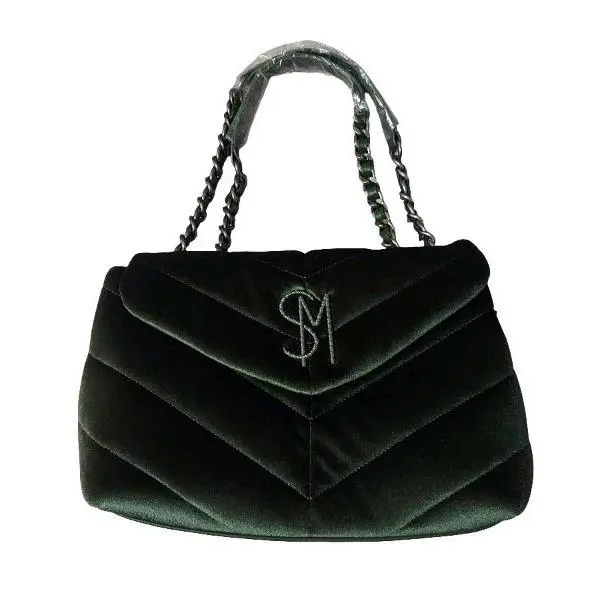 Steve Madden Bcoleman Quilted Velvet Shoulder Bag In Green