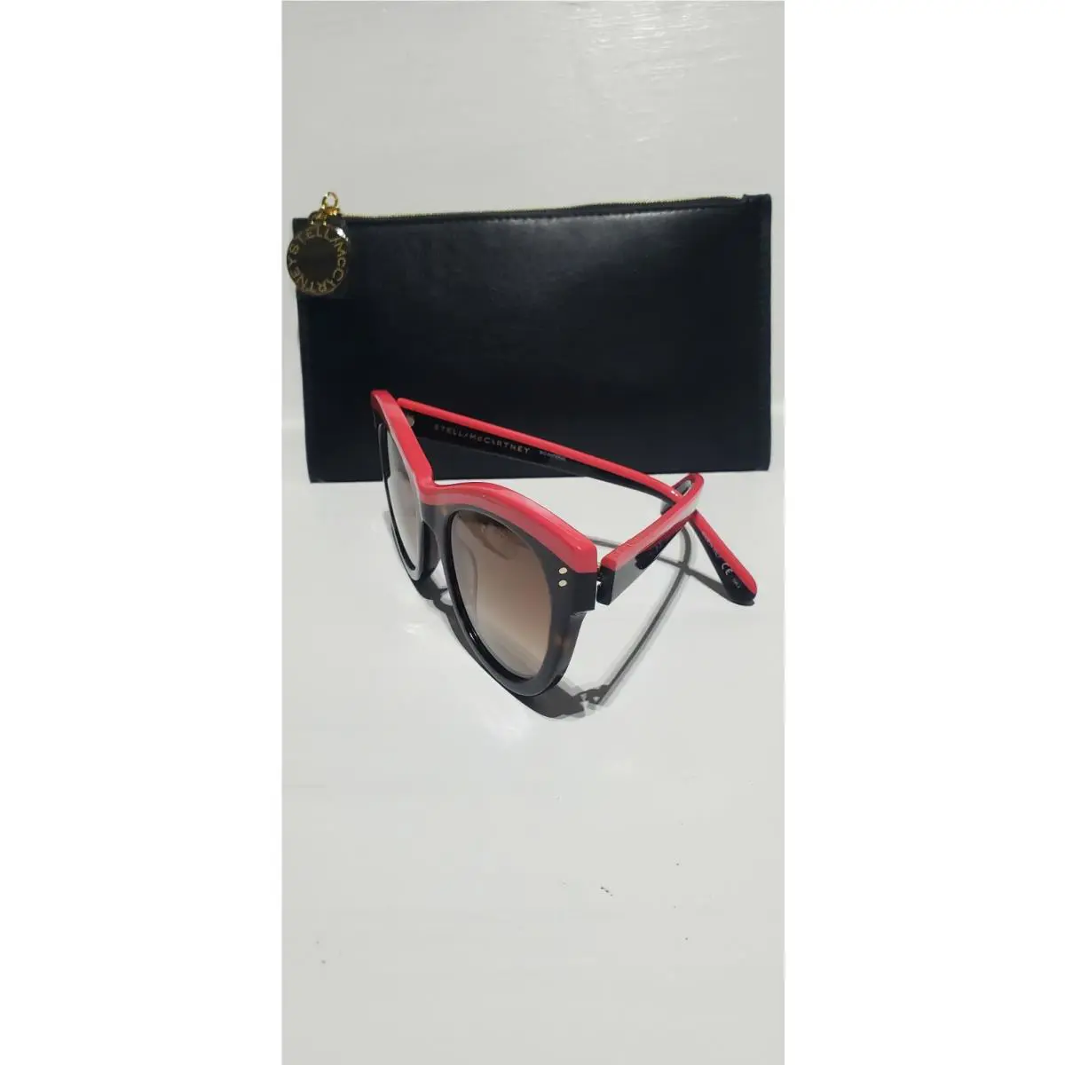 Stella Mccartney SC0021 Tortoise Rosa Frame / Brown Grey Gradient Sunglasses by Stella McCartney