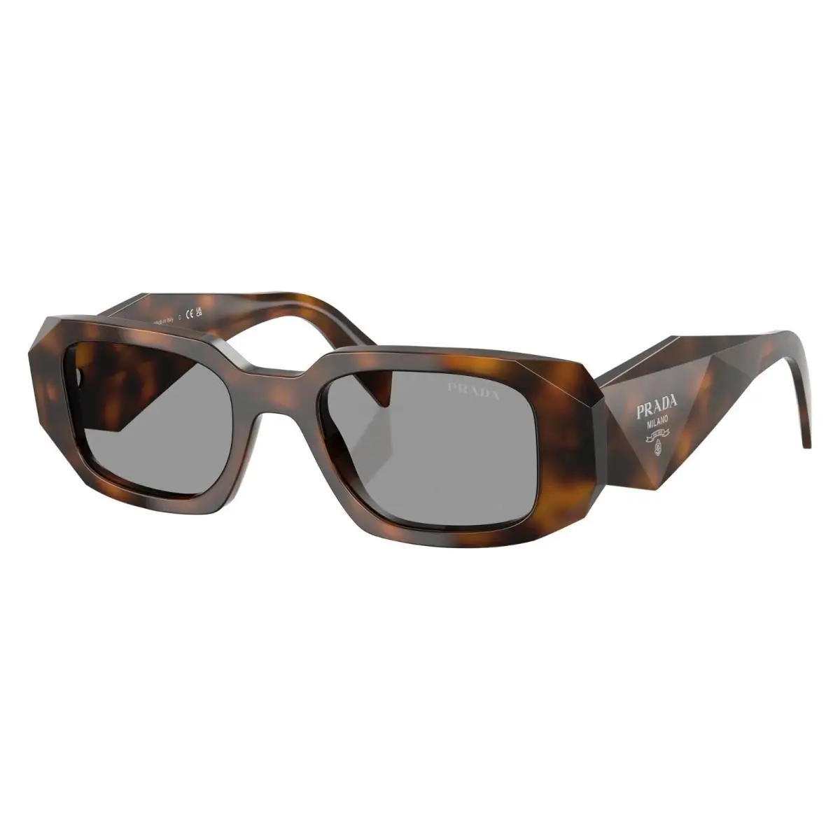 PR 17WSF 20D50Q Juniper Tortoise - Grey Sunglasses 51mm / / by Prada