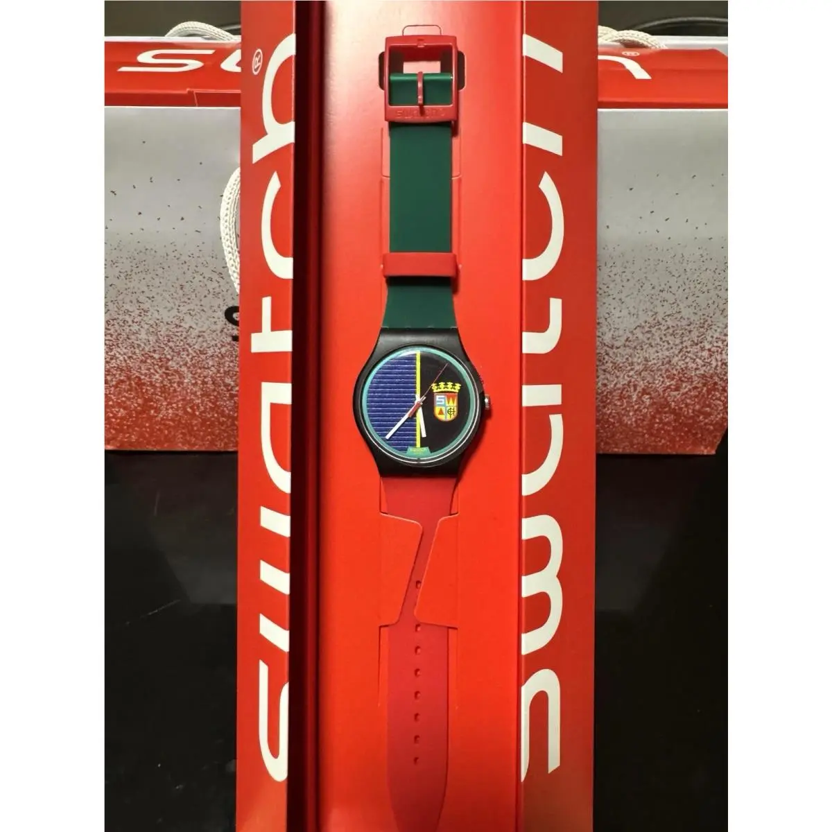 Sir SWATCH19 SUOB169 Swiss Quartz Watch 41mm Originals 1986 Remake by Swatch