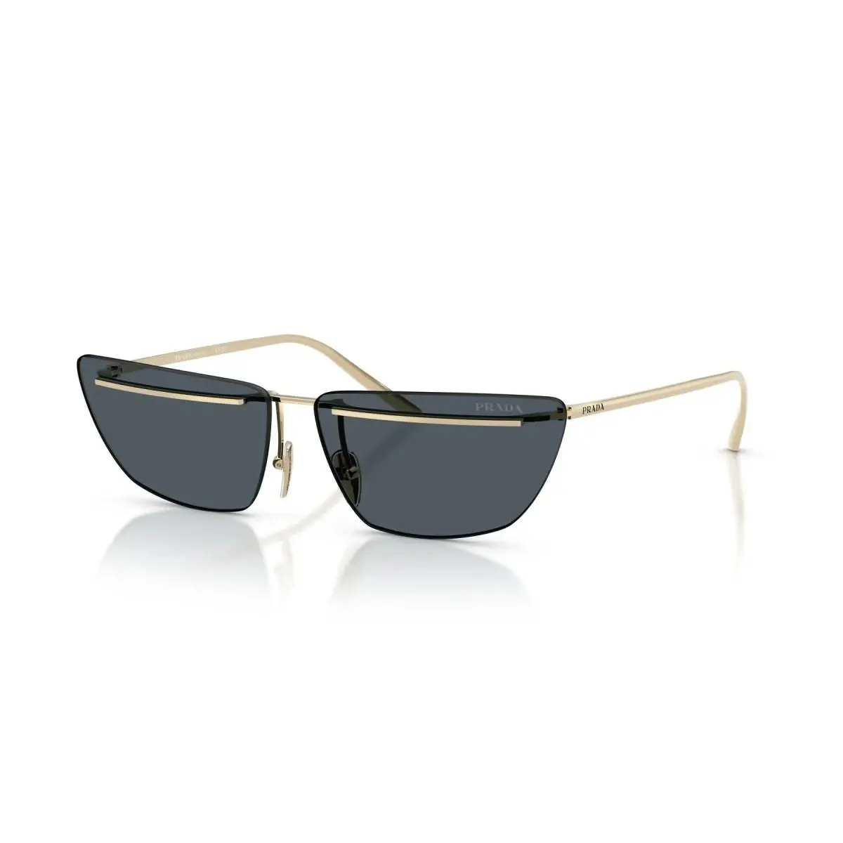 Prada PR C52S ZVN70B Gold - Grey 64mm Sunglasses / /