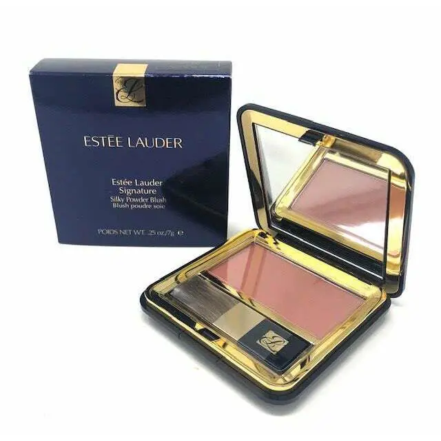 Estee Lauder Signature Silky Powder Blush Select Color Full Size - 60 Plum Nuance