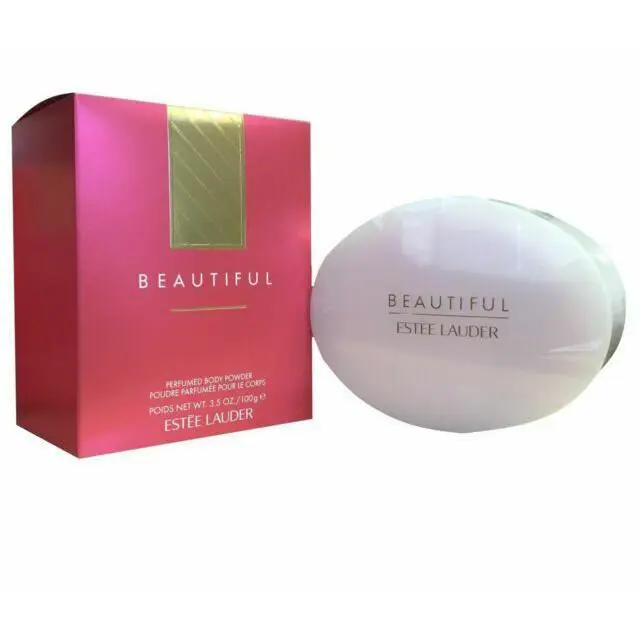 Estee Lauder Beautiful Perfumed Body Powder with Puff 3.5 oz / 100g