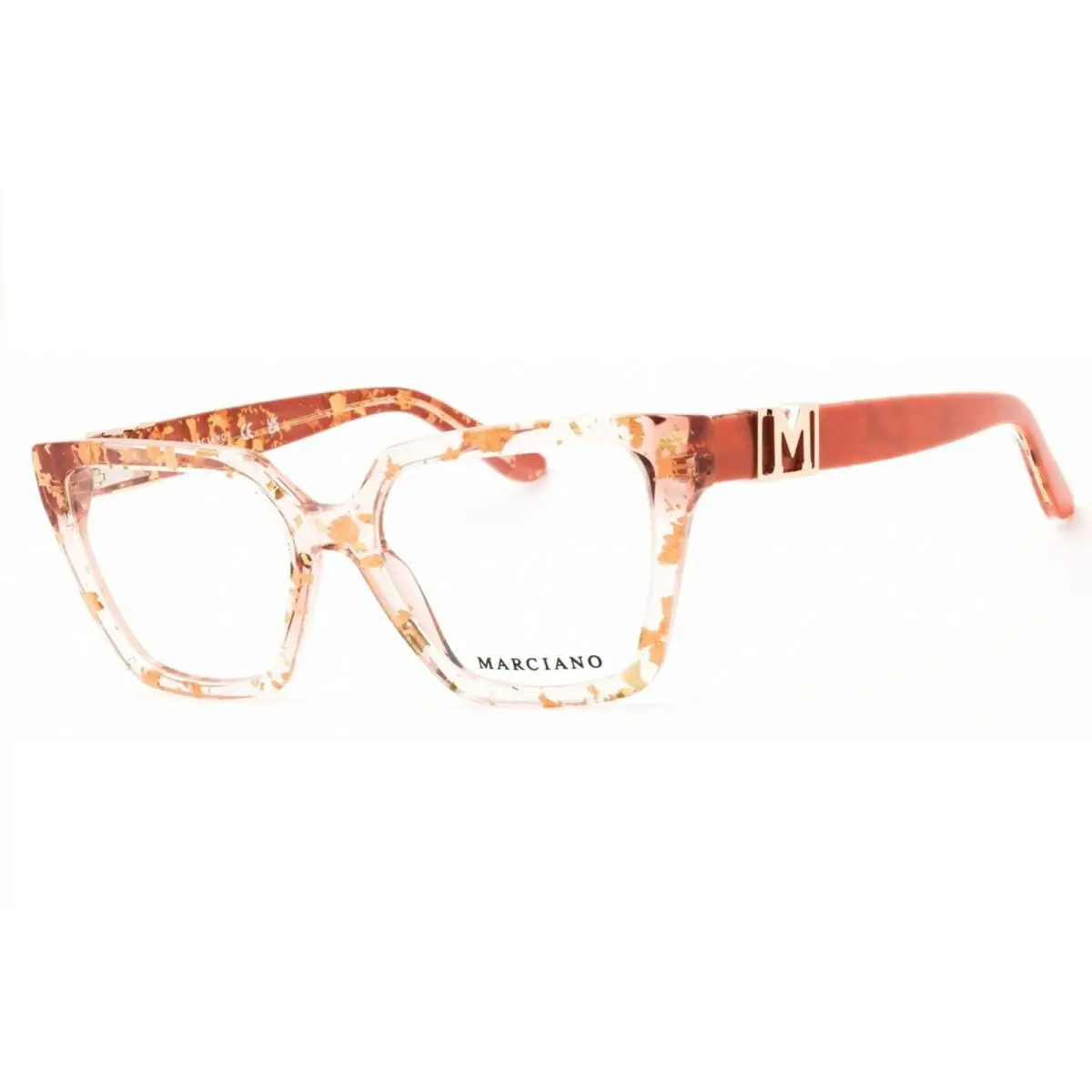 Guess by Marciano Unisex Eyeglasses Pink Acetate Full Rim Frame GM50028 074