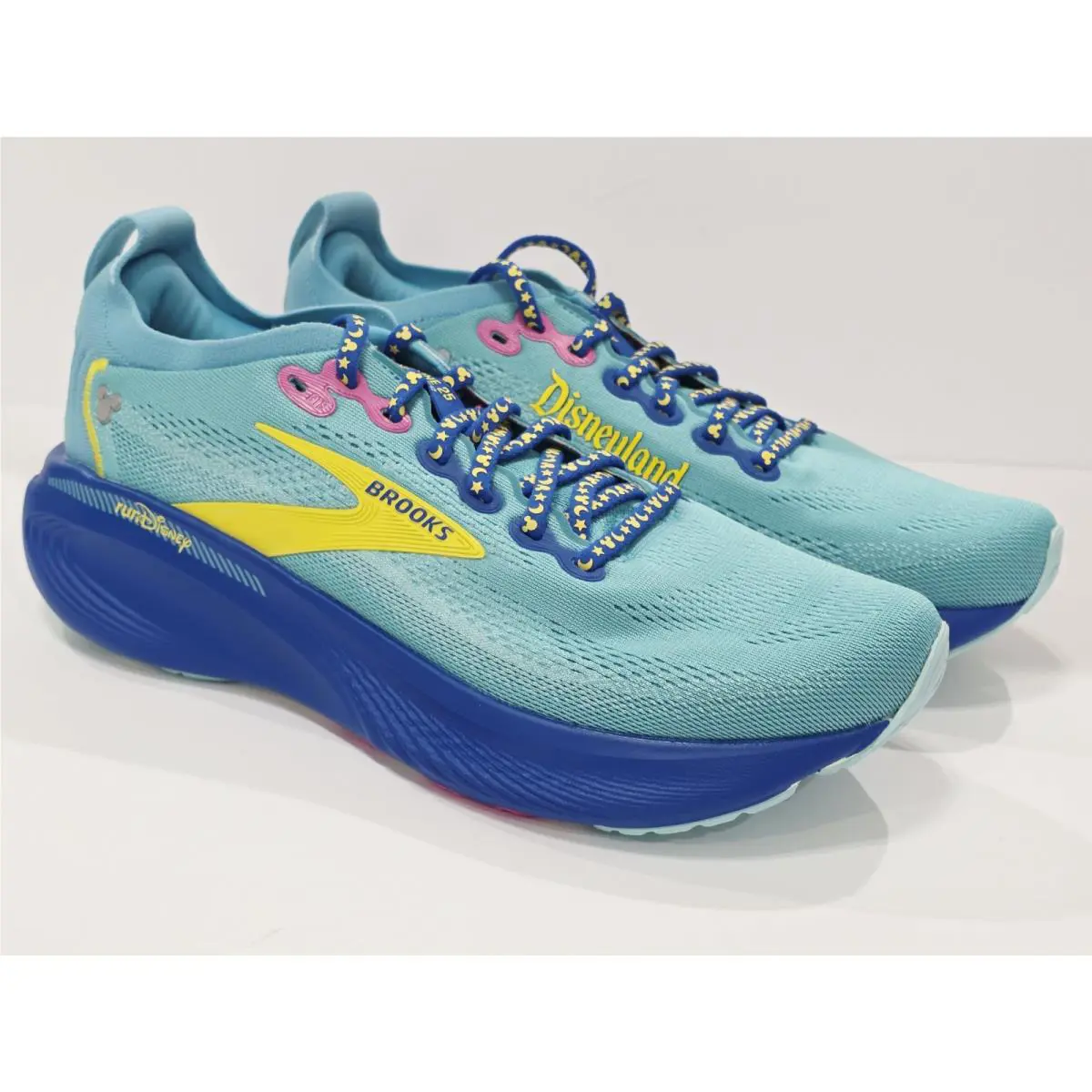 Brooks shoes - Brooks Adrenaline GTS25 DISNEYLAND RunDisney 2026 - Blue/Yellow (UPC: 195394833690) 2