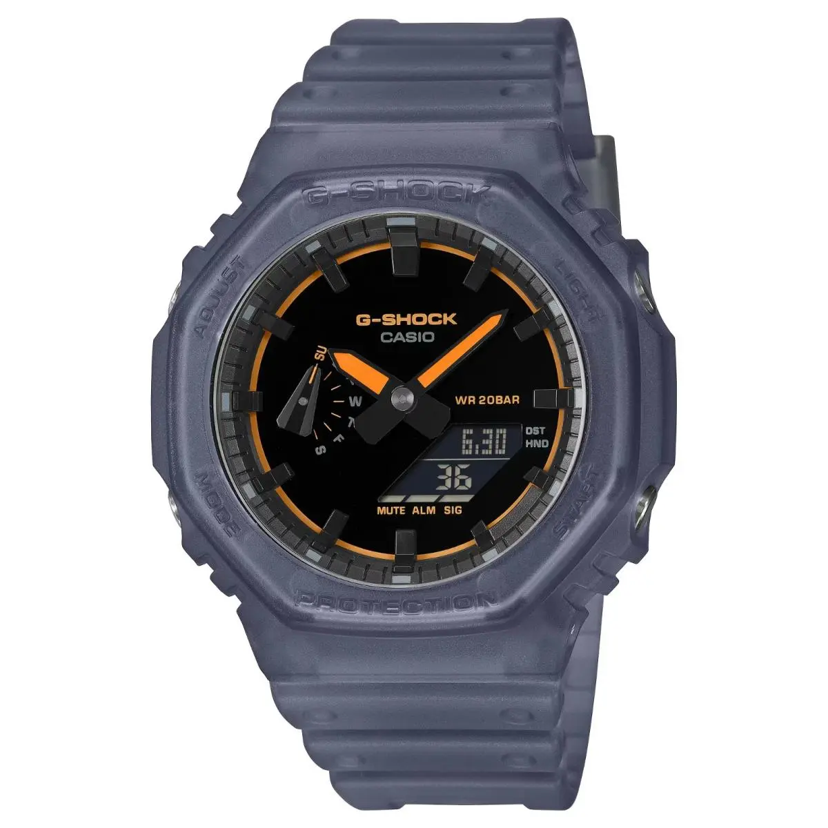 G-shock Analog-digital 2100 Series Black Dial Resin Watch GA2100K-2A by Casio