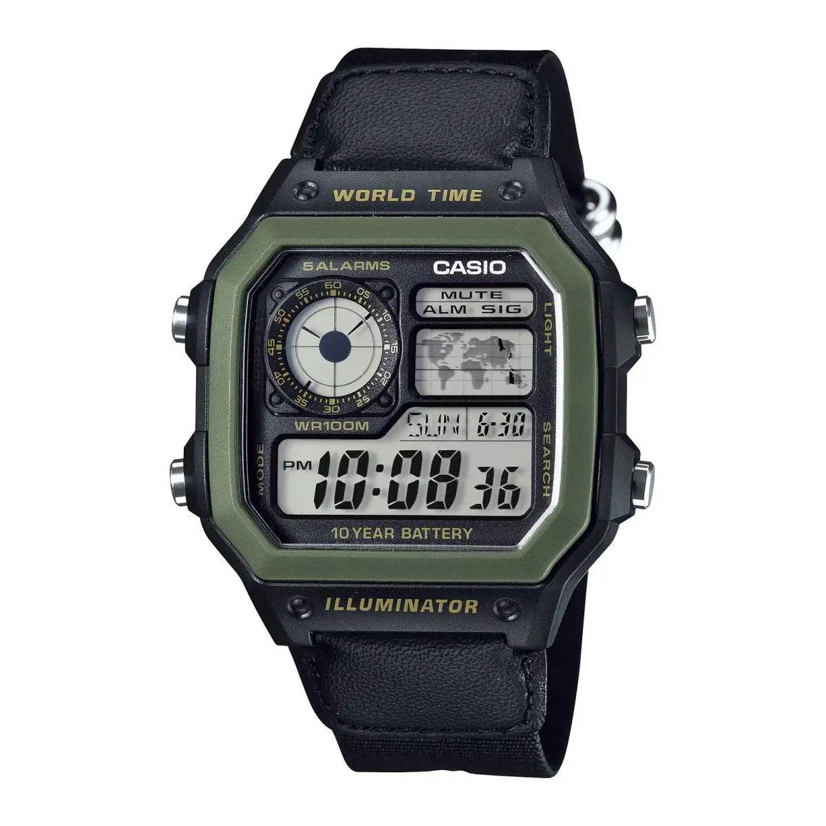 Casio AE-1200WHB-1B AE1200WHB-1BV Casio Royale Digital Watch
