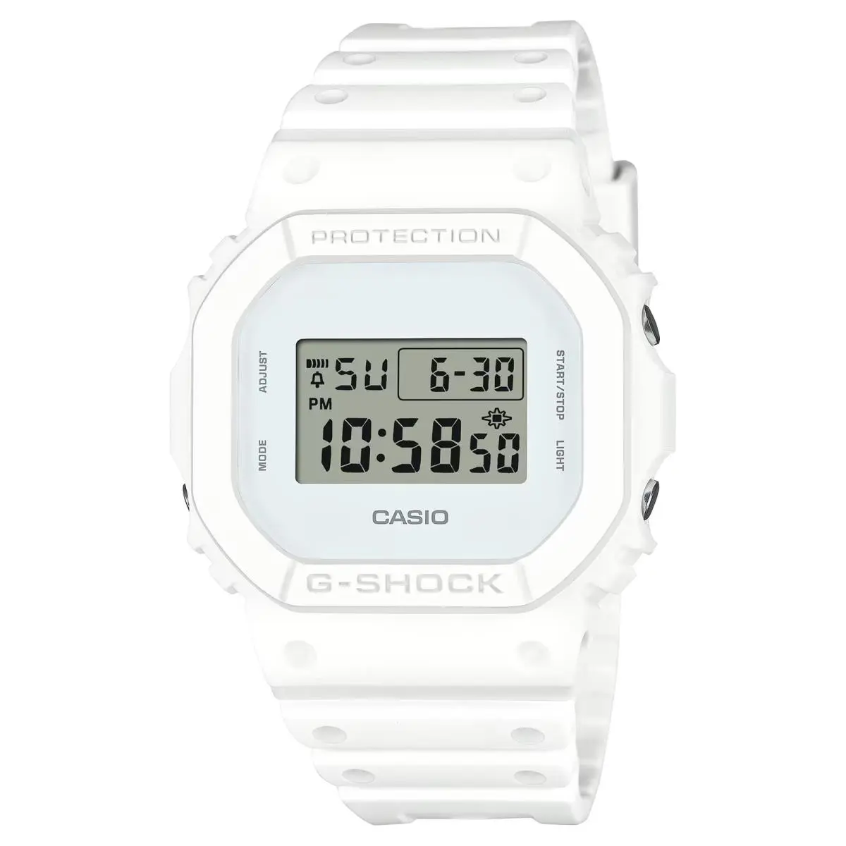 G-shock DW-5600WW-7 DW5600WW White Digital Watch by Casio