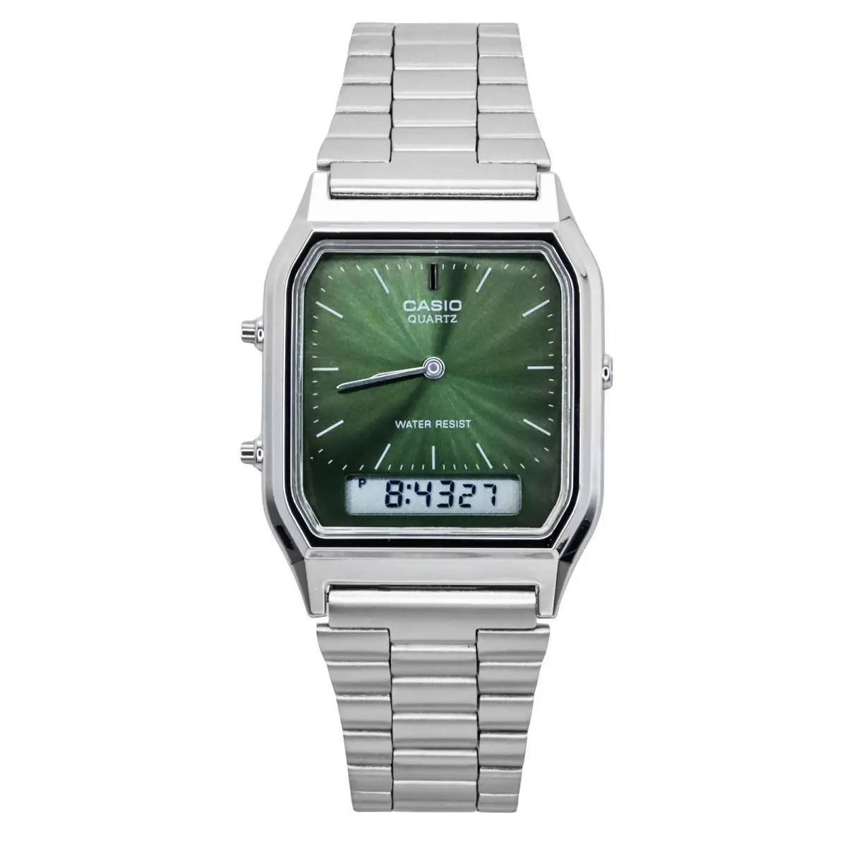 Casio Vintage Analog-digital Alarm Dual Time Quartz AQ-230A-3AMQY Unisex Watch