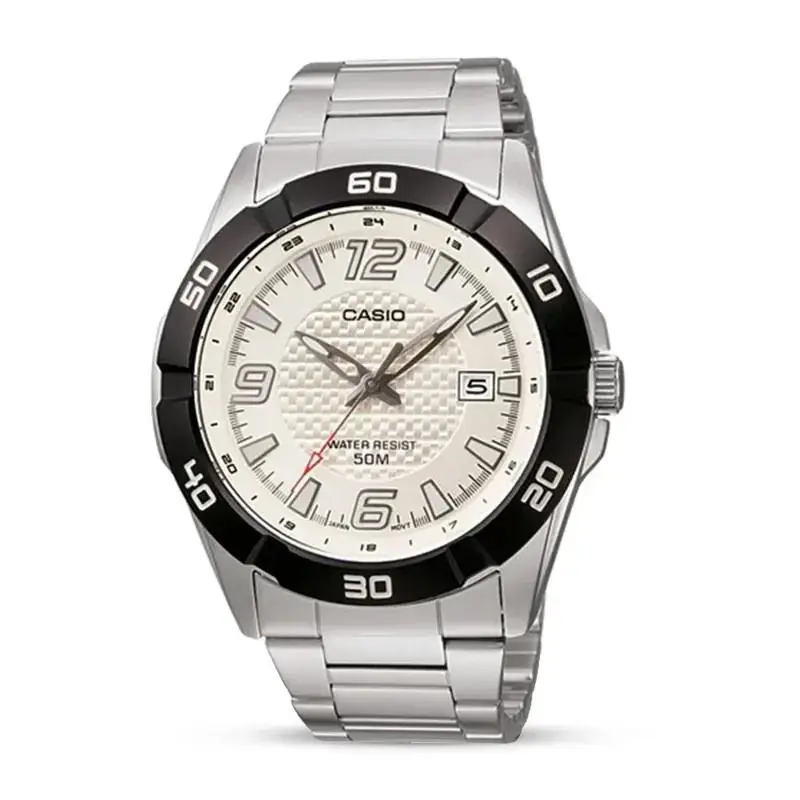 Casio Analog MTP1292D-7A Stainless Steel 50 Meter Water Resistant Watch