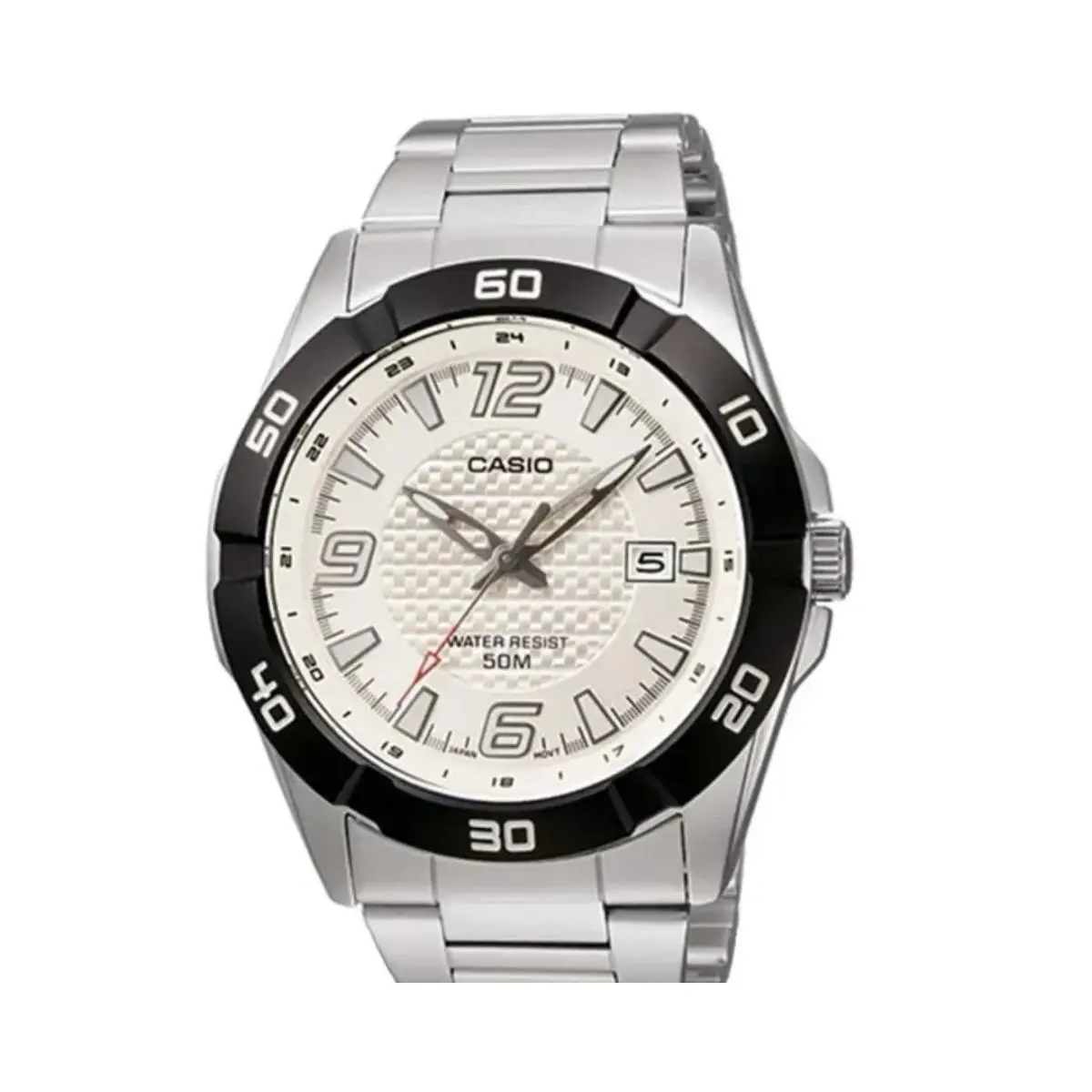 MTP1292D-7A Stainless Steel 50 Meter Water Resistant Analog Men’s Watch by Casio