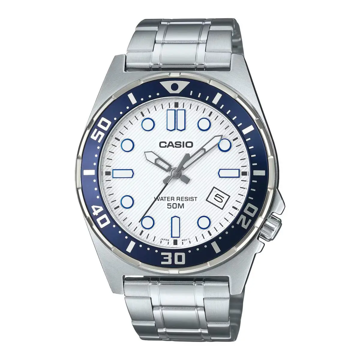 Casio MTD-135D-7AV White Dial Quartz Analog Divers Watch