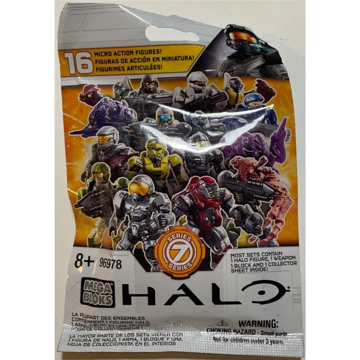 Mega Bloks Halo 2013 Blind Bag Ser 7 Translucent Green Spartan Warrior