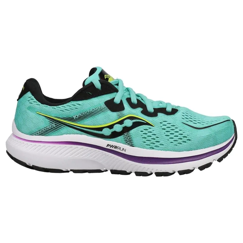 Saucony Womens Omni20 Running Shoes Cool Mint/acid