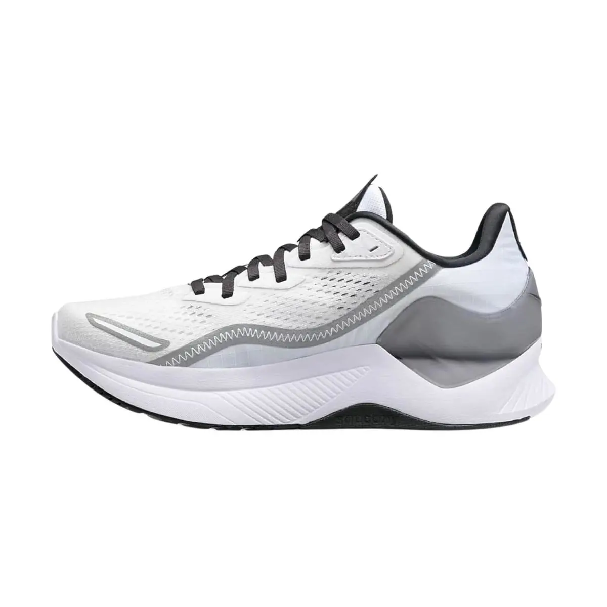 Saucony Womens Endorphin Shift2 Shoes Black and White - Black/White Reflexion