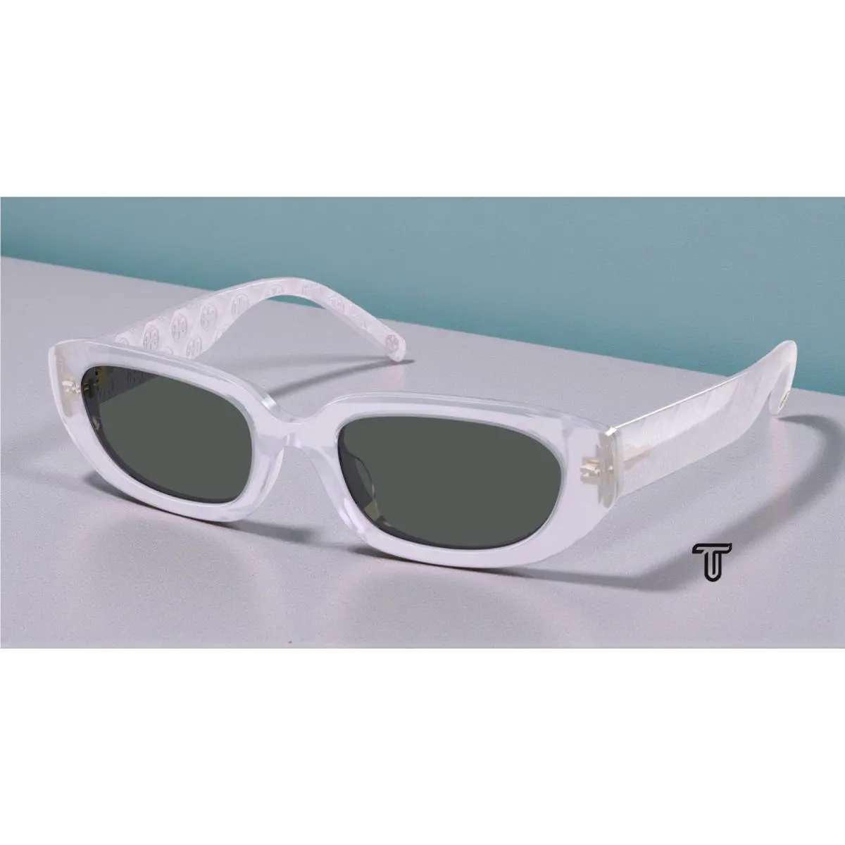 Tory Burch TY7219U 202387 Milky Purple Grey 52 mm Women`s Sunglasses