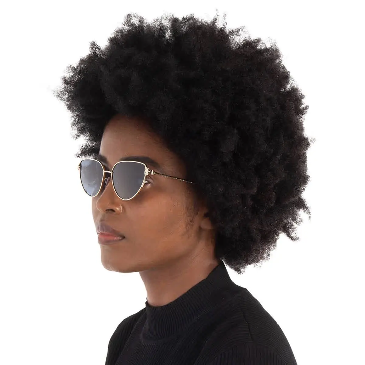 Tory Burch Blue Cat Eye Ladies Sunglasses TY6110 334980 56 TY6110 334980 56
