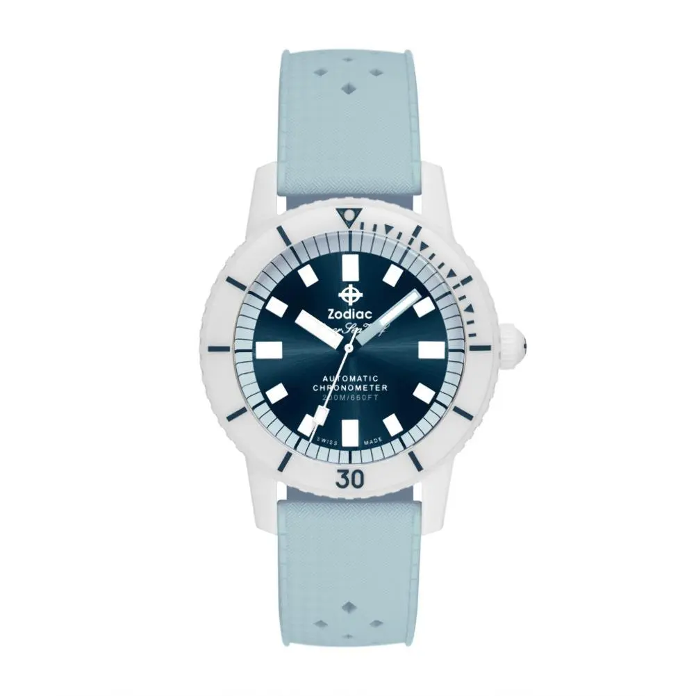 Zodiac Super Sea Wolf Ceramic Blue Blue Dial Wristwatch ZO9590
