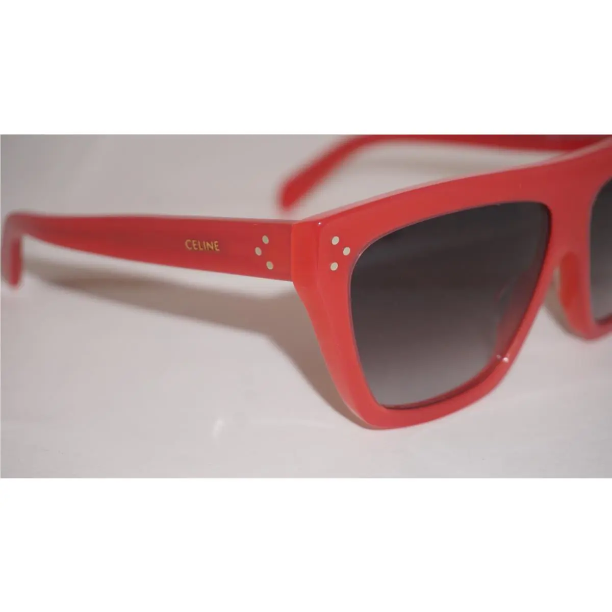 Celine Sunglasses Red Transparent Grey CL40256I 66B 58 13 140