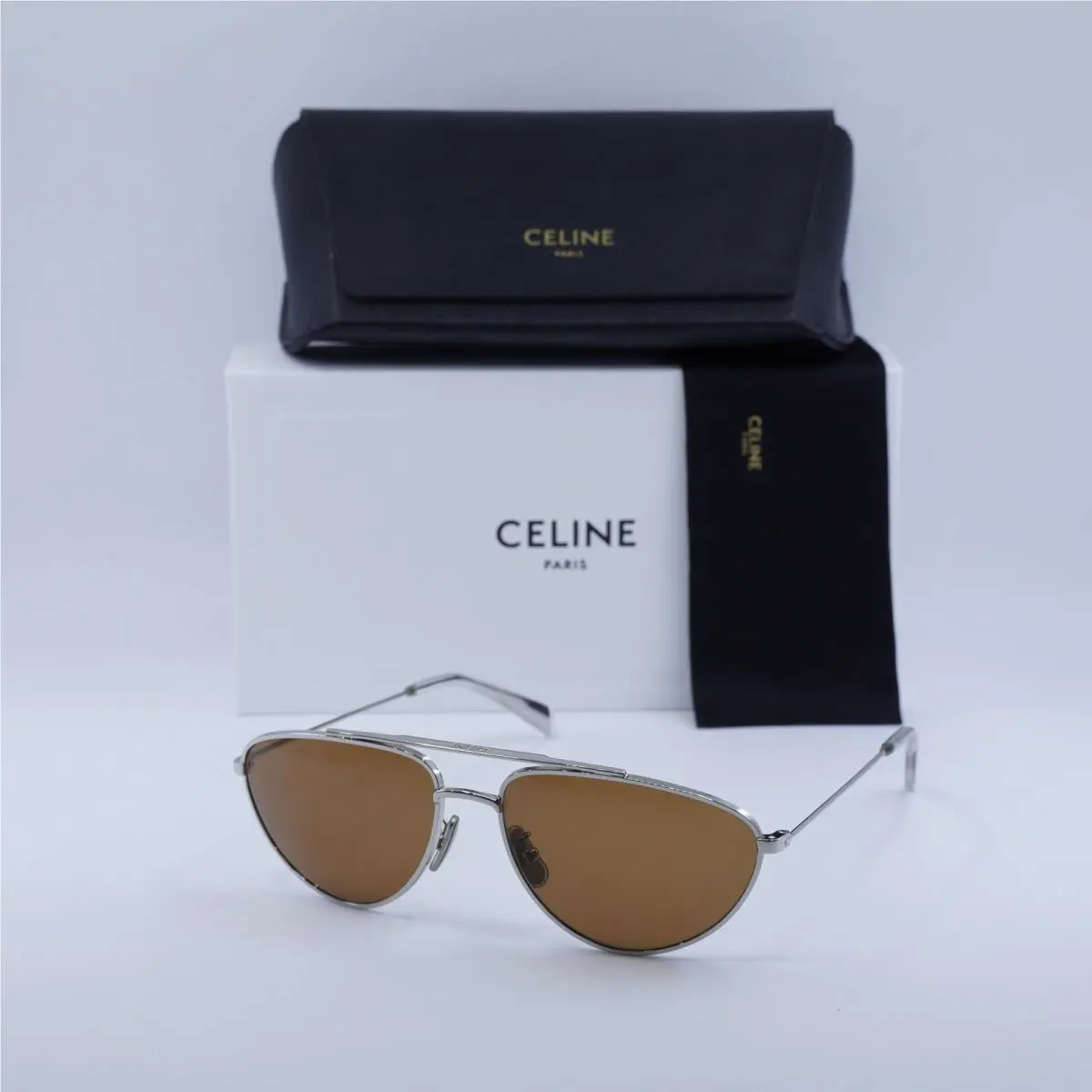Celine CL40077U 16J Palladium/roviex 59-16-145 Sunglasses