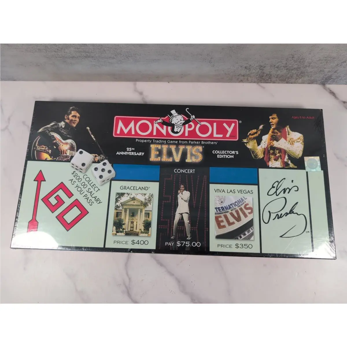 Elvis Monopoly 25th Anniversary Collector`s Edition