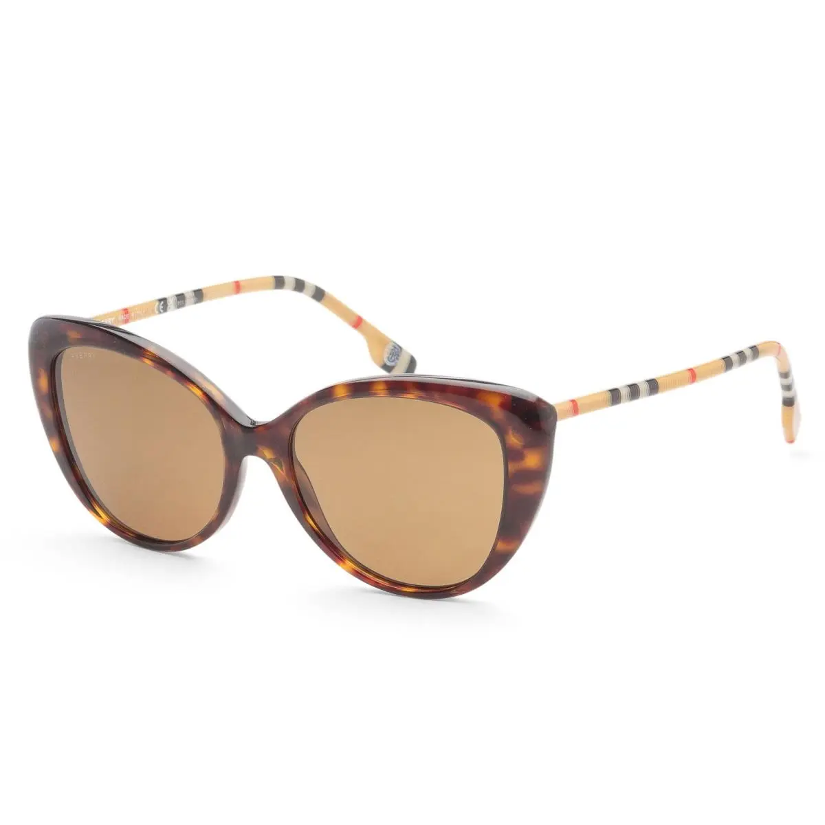 Burberry Women`s 54mm Dark Havana Sunglasses BE4407-385483-54 - Frame: Brown, Lens: Brown, Other Frame: Dark Havana