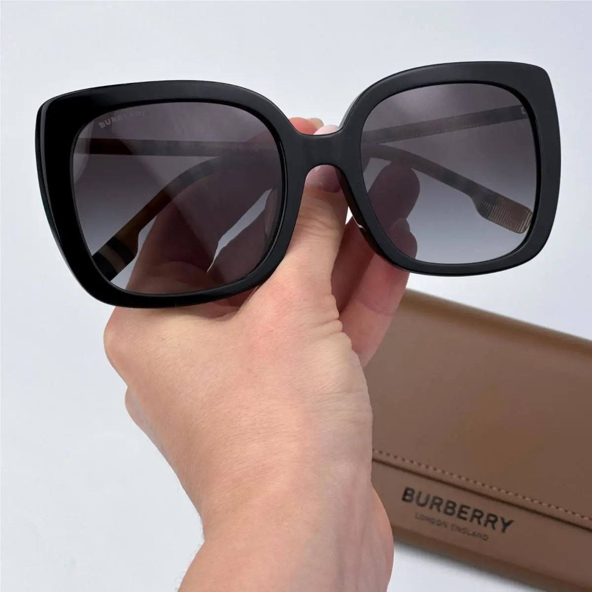 Burberry Women Sunglasses Black Grey Gradient Square BE4323F 38538