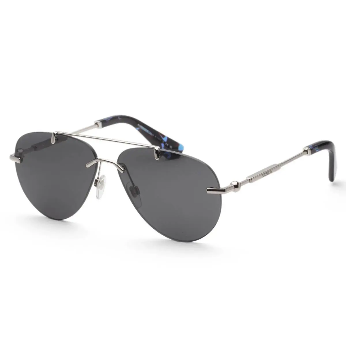 Burberry Women`s 60mm Silver Sunglasses BE3151-100587-60
